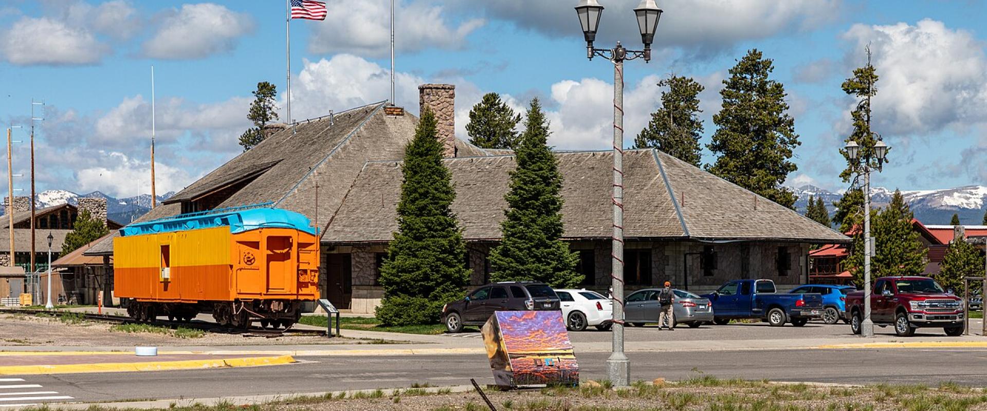 The Museum of the Yellowstone in the old Union Pacific depot, West Yellowstone