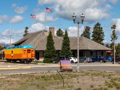 The Museum of the Yellowstone in the old Union Pacific depot, West Yellowstone