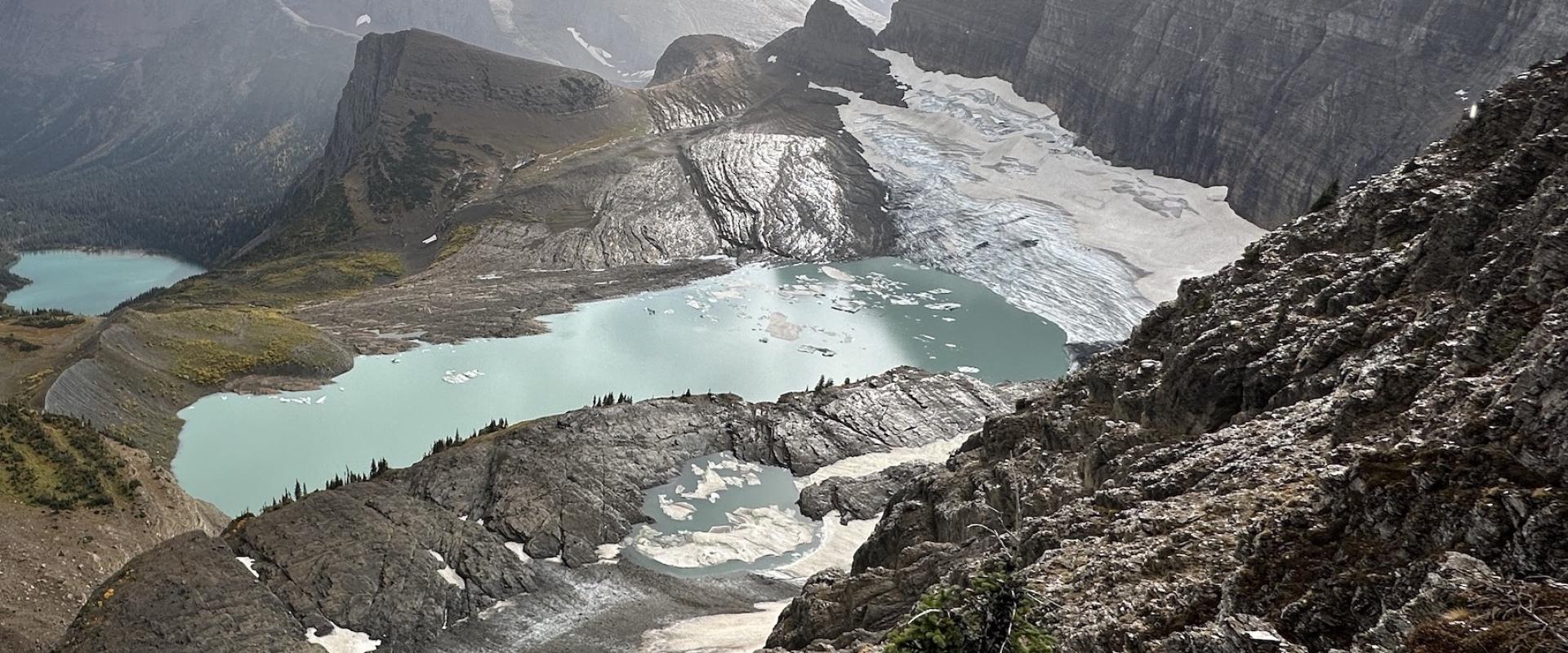 Grinnell Glacier with Lake and Salamander Glacier