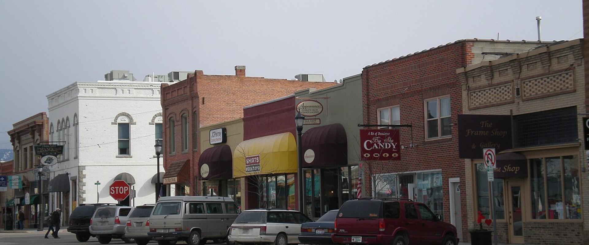 Main Street in Hamilton, Bitterroot Valley