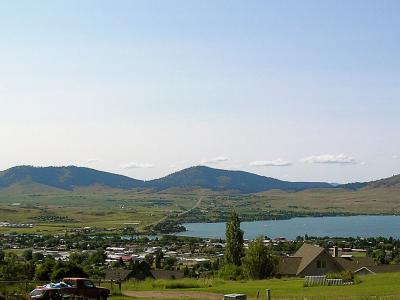 Polson on the south shore of Flathead Lake