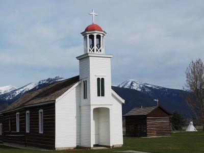 Historic St. Mary's Mission, Hamilton, Montana
