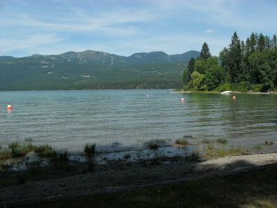 The beach at Whitefish Lake State Park