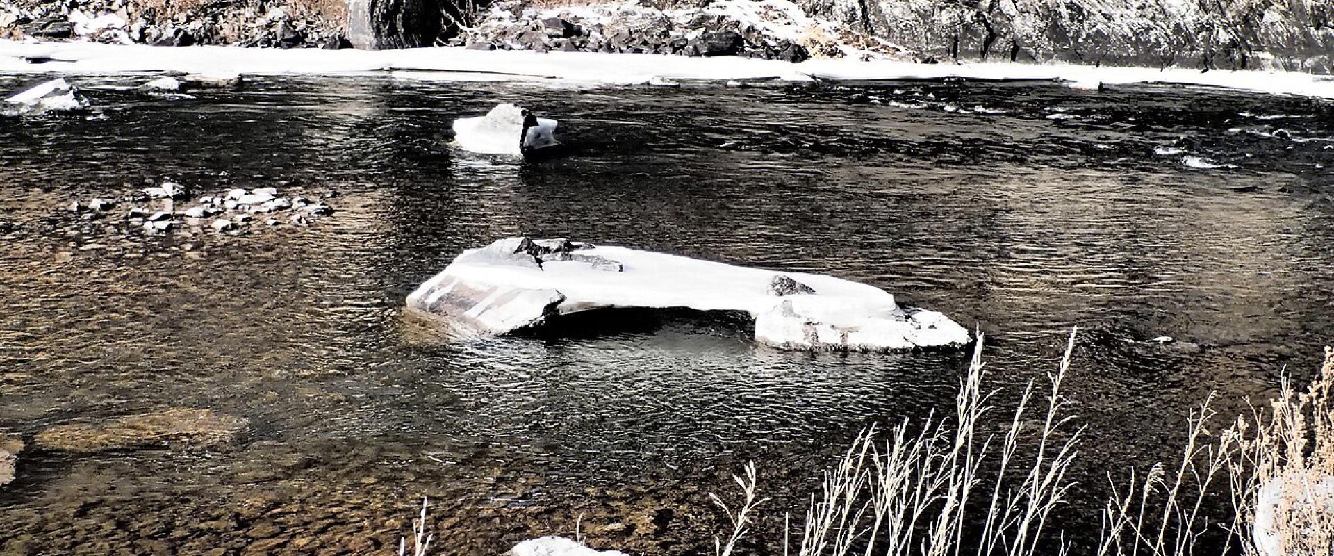 The Madison River near Ennis in winter
