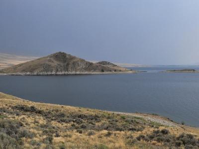 Clark Canyon Reservoir near Camp Fortunate