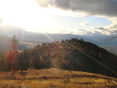 Mount Sentinel above Missoula