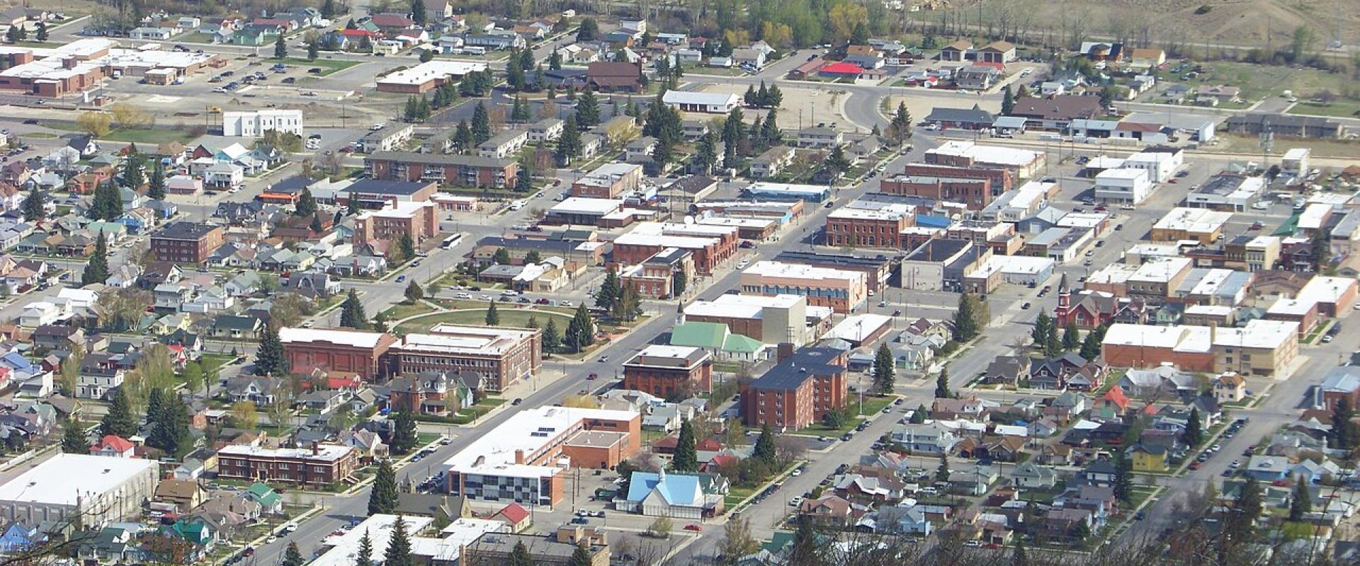 Anaconda from the hillside above town