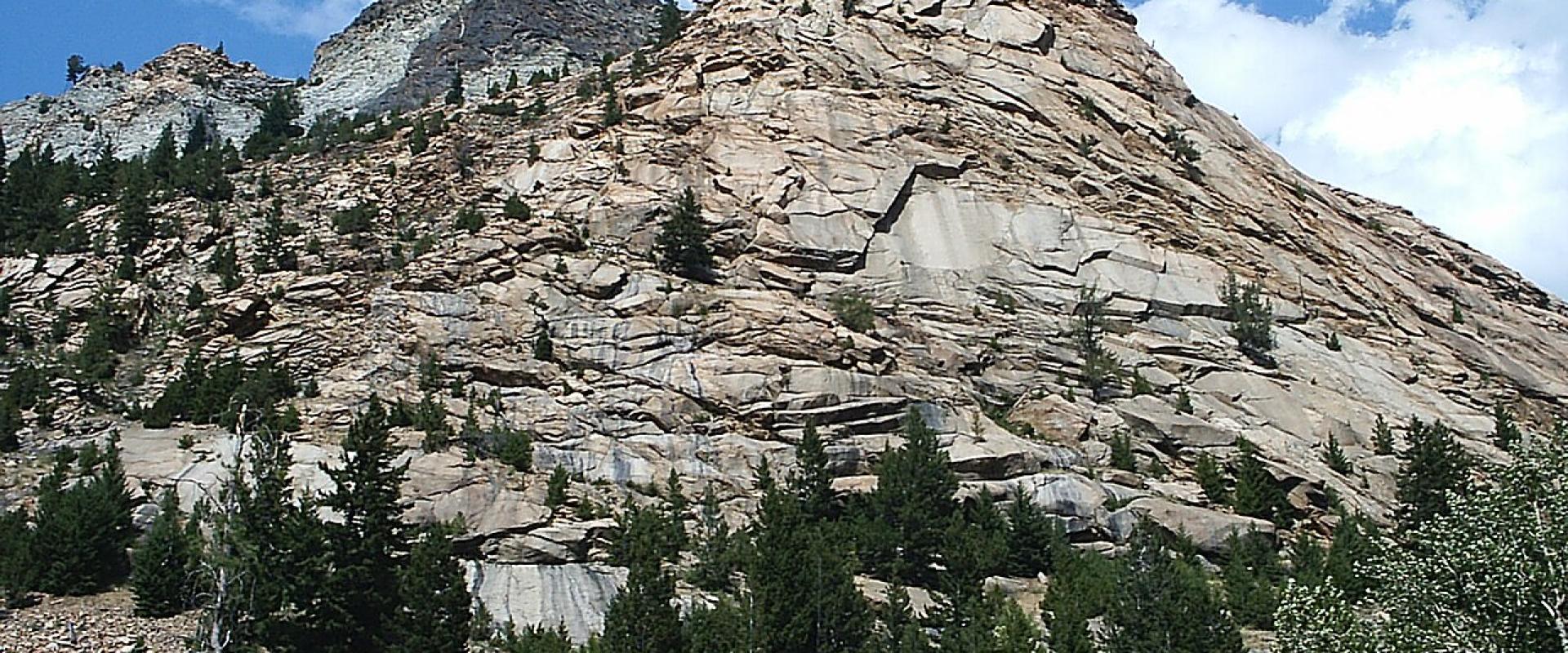 Granite cliffs in Lost Creek State Park