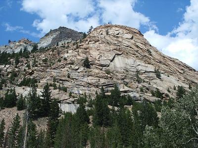Granite cliffs in Lost Creek State Park