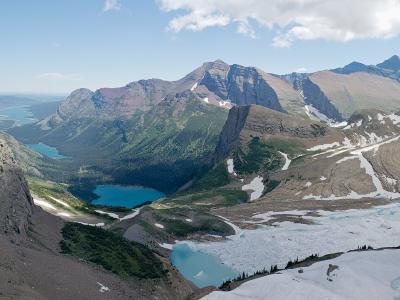 Grinnell Glacier overlook in Glacier National Park
