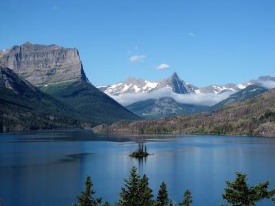 Saint Mary Lake and Wild Goose Island, St. Mary, Montana