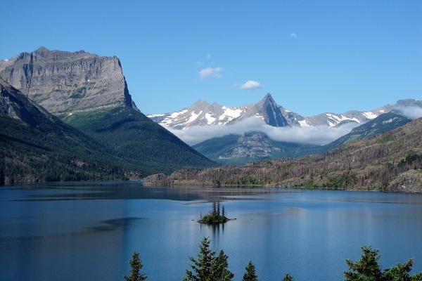 Saint Mary Lake and Wild Goose Island