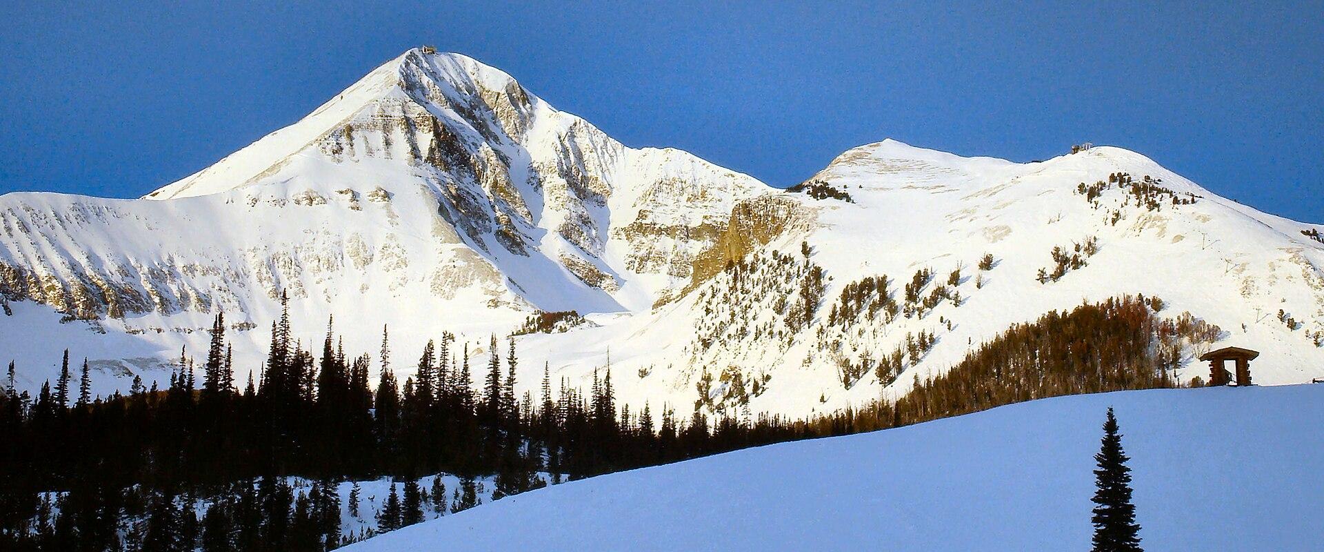 Feb 1, 2009 - Lone Peak in Big Sky, Montana