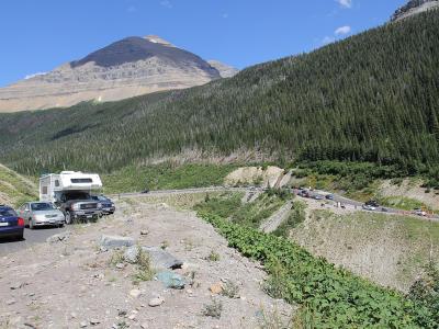 Siyeh Bend on Going-to-the-Sun Road
