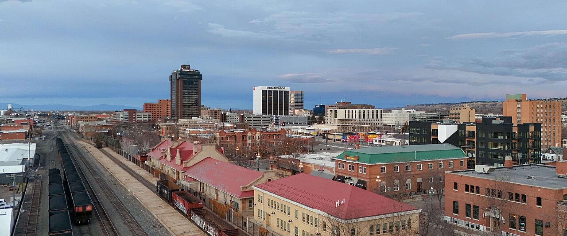 Downtown Billings from the railyard