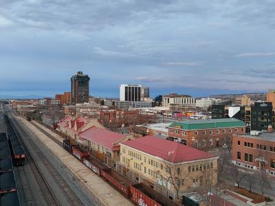 Downtown Billings from the railyard